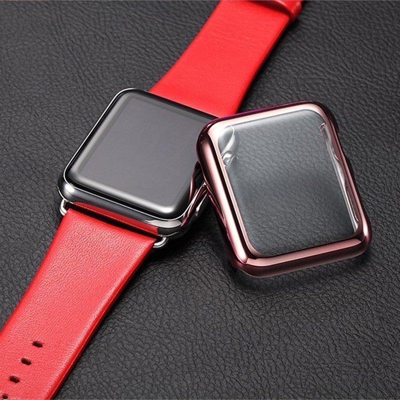 Luxury hard PC protective case for Apple Watch iwatch rose golden