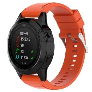 Garmin Fenix 5X strap orange smooth