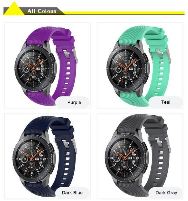 Samsung Gear S3 Classical 46MM Silicone Replacement band