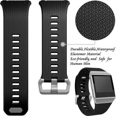 Silicone-Watch-band-for-Fitbit-Ionic-sport-Wristband