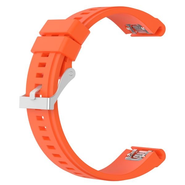 orange garmin Forerunner band