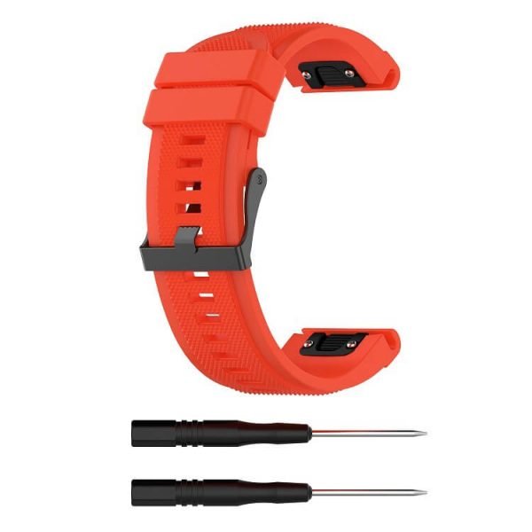 orange-texture-surface-garmin-fenix-5-plus-strap