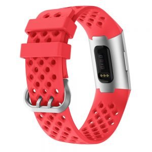 watch band for fitbit charge 3 red back