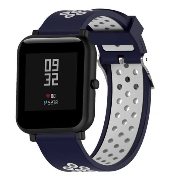 20mm-22mm-Double-colors-Nike-Watch-band-Dark-blue-White