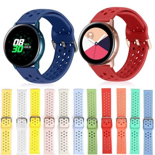 20mm-22mm-Silicone-watch-band-for-Huawei-Withings-Samsung-Galaxy-gear-s3-Amazfit-Bip-Smart-watch