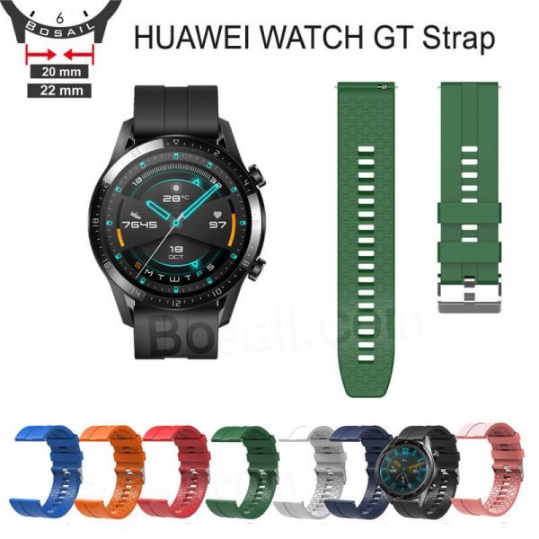 20mm-22mm-silicone-watch-strap-for-HUAWEI-WATCH-GT-2-pro-watch-band