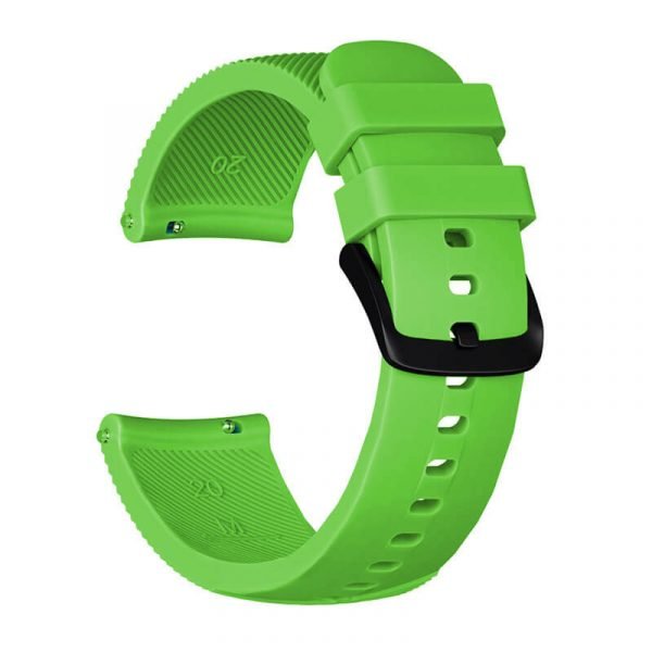 20mm-silicone-strap-for-Garmin-vivoactive-645-green