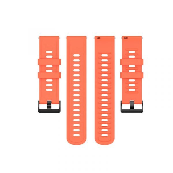 22mm silicone rubber watch strap for Amazfit GTR 47mm