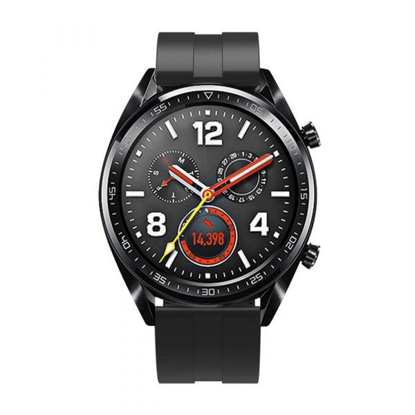 22mm silicone strap for Samsung Galaxy Watch 3 strap Black 3