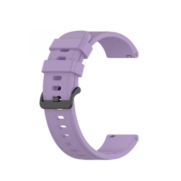 BS-GE-019 20 22mm Silicone Rubber Watch Strap Purple