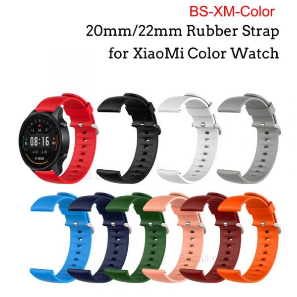 BS-XM-Color Soft Silicone rubber watch band