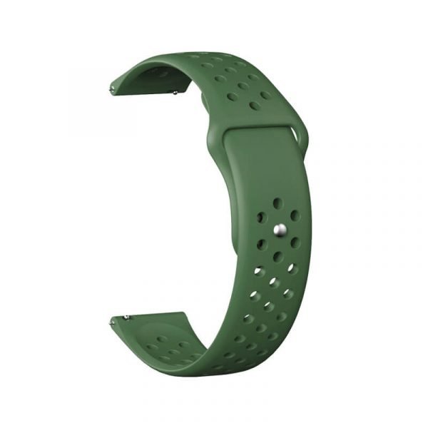 Breathable-Quick-Release-Silicone-Watch-Band-Strap-green-1