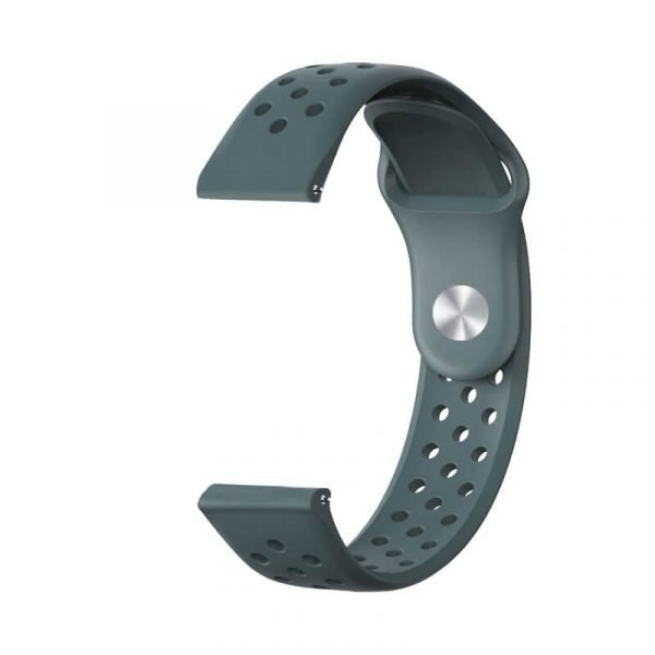 Breathable-Quick-Release-Silicone-Watch-Band-Strap-light-green-1