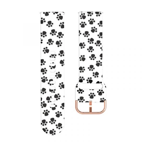 Paw Print Silicone Watch Band strap