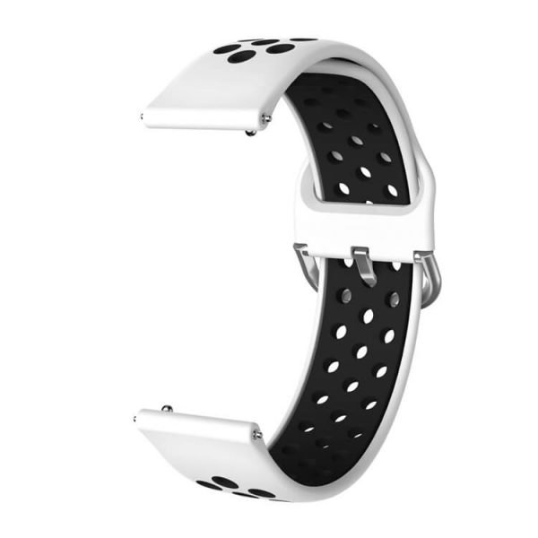 Samsung Galaxy Watch 42mm 46mm Active 2 Two Colors Nike watch strap White Black