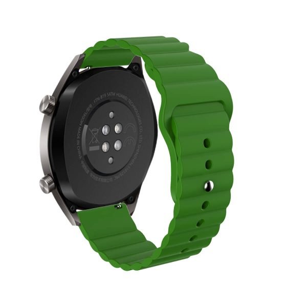 Wavy bump silicone watch strap 3
